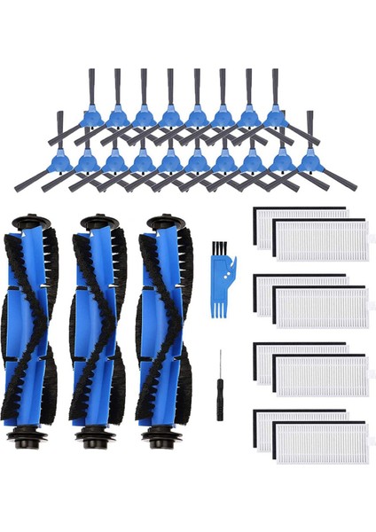 Eufy Robovac 11S 15C 30C 35C Aksesuar Robotik Elektrikli Süpürge Filtreleri Haddeleme Fırçaları Için Yedek Parçalar (Yurt Dışından)
