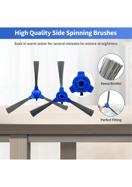 Eufy Robovac 11S 15C 30C 35C Aksesuar Robotik Elektrikli Süpürge Filtreleri Haddeleme Fırçaları Için Yedek Parçalar (Yurt Dışından) modelleri