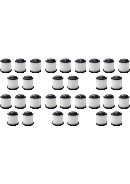 30 Adet VF90 Hepa, Black & Decker Elektrikli Süpürge Aksesuarları Için Uygundur Filtre Elemanları PVF110 PHV1210 Filtre (Yurt Dışından)
