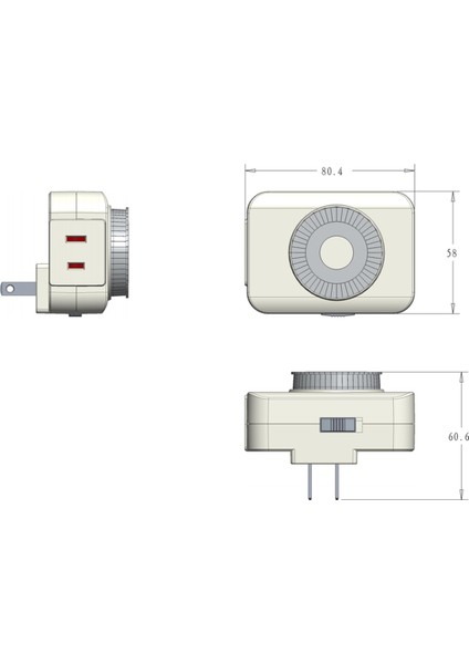 Us Plug, 24 Saat Döngülü Takılabilir Mekanik Zamanlayıcılar, Elektrik Prizleri Için Programlanabilir Zamanlayıcı, 30 Dakika Aralıklı, 2 Paket (Yurt Dışından)