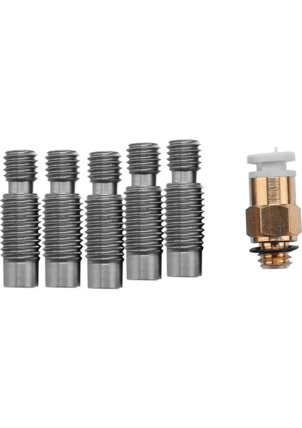 2x V6 J-Kafa Hotend Tam Kiti ile 20 Adet Ekstruder Baskı Kafası + 10 Adet Paslanmaz Çelik 1.75MM Meme Boğaz V6 ile Uyumlu (Yurt Dışından)