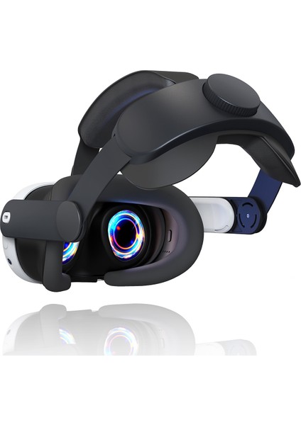3 Vr Kafa Bandı ile Uyumlu Masa Başlıkları ile Uyumlu Ayarlanabilir Kafa Bandı Vr Aksesuarları-Siyah (Yurt Dışından) modelleri
