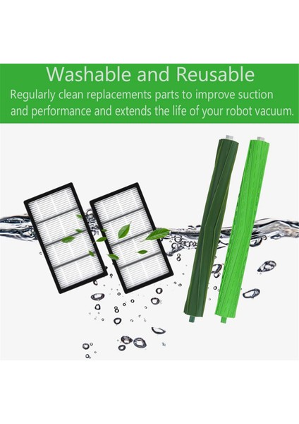 Запасные Части Пылесоса,irobot Roomba S9 (9150) S9+ S9 Plus (9550) S Serisi Için Yedek Parça Kiti (Yurt Dışından)
