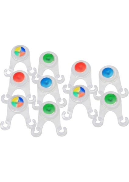 10 Adet Su Geçirmez Kamp LED Çadır Dize Halat Koruma Asılı Işıklar Mini El Feneri Açık Kamp Uyarı Güvenlik Lambası (Yurt Dışından) fiyatları