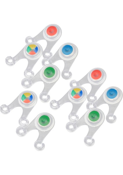 10 Adet Su Geçirmez Kamp LED Çadır Dize Halat Koruma Asılı Işıklar Mini El Feneri Açık Kamp Uyarı Güvenlik Lambası (Yurt Dışından) modelleri