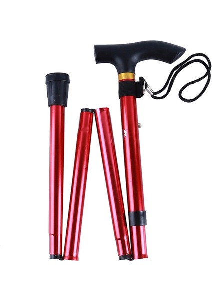 Yürüyüş Kamp Dağcılık Direkleri Baston Teleskopik Trekking Direkleri Katlanır Baston Koltuk Değneği Kutup Unisex, E (Yurt Dışından)