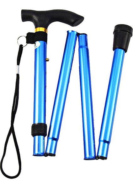 Yürüyüş Kamp Dağcılık Direkleri Baston Teleskopik Trekking Direkleri Katlanır Baston Koltuk Değneği Kutup Unisex, E (Yurt Dışından)