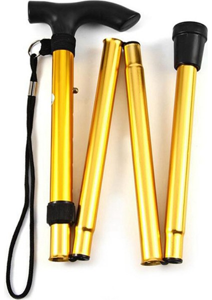 Yürüyüş Kamp Dağcılık Direkleri Baston Teleskopik Trekking Direkleri Katlanır Baston Koltuk Değneği Kutup Unisex, E (Yurt Dışından)