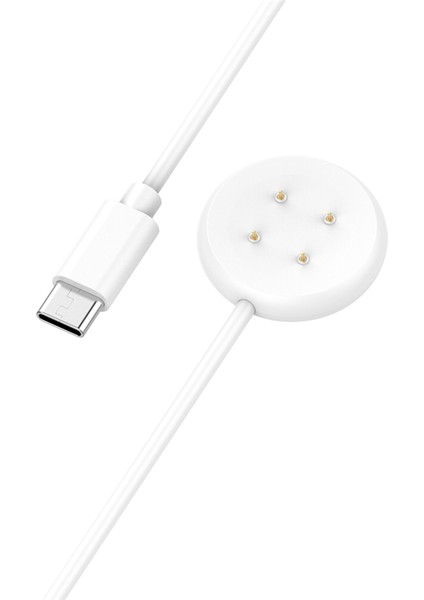 Watch 2 Şarj Cihazı ile Uyumlu Pixel Watch2 Çok Fonksiyonlu Kullanışlı Manyetik Şarj Kablosu, Beyaz A (Yurt Dışından)