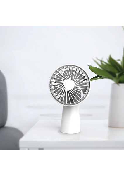 Taşınabilir Masa Soğutma Fanı USB Şarj Edilebilir Salınımlı Kişisel Ev Öğrenci Yurdu Sessiz Radyatör (Yurt Dışından)