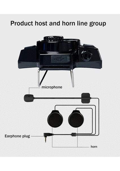 Motosiklet Kulaklık Kask Bluetooth5.0 Kablosuz Kulaklık Müzik Kulaklık Motosiklet Bisiklet Çağrı Kulaklığı (Yurt Dışından) indirimleri