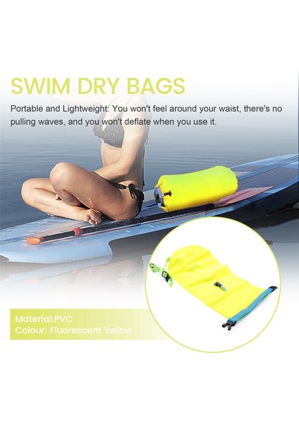 15L Yüzme Şamandırası Su Geçirmez Kuru Çanta Yüzme Güvenliği Şamandıra Dişliyi Kuru Tutmak Tekne ile Uyumlu Kayak Balıkçılık Rafting Yüzme Eğitimi (Yurt Dışından)