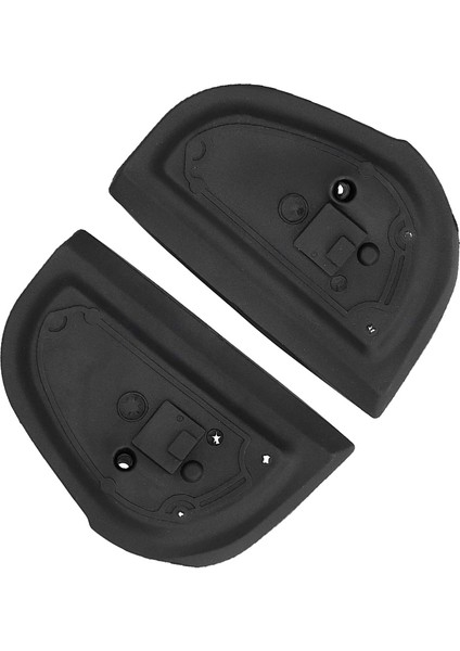 Ayna Kauçuk Contalar, 1 Çift Sol ve Sağ Siyah Dış Ayna Kauçuk Contalar W140 W210 W202 ile Uyumlu (Yurt Dışından)