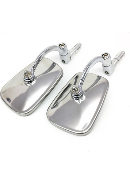 Motosiklet 7/8 Inç 22 mm Gidon Sonu Yan Aynalar Kahve Racers Scooter Off-Road Bisikletleri ile Uyumlu (Yurt Dışından) modelleri