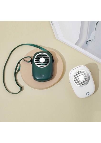 Taşınabilir Asılı Boyun Fan Mini Elektrikli Soğutma Bel Hava Soğutucu Açık Ev Ofis Için Tembel Yeşil (Yurt Dışından) fiyatları