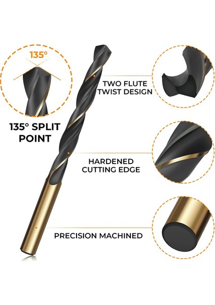 99 Adet Hss Twist Matkap Ucu 1.5MM-10MM, Elektrikli Alet Aksesuarları, Ahşap Metal Işleme ile Uyumlu Kullanılır-Kutu Değil (Yurt Dışından) indirimleri