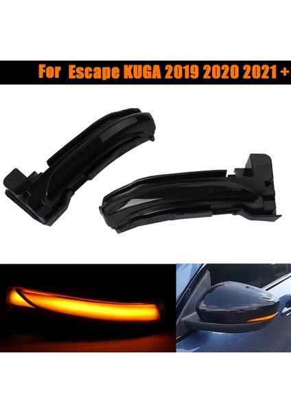 Escape 2019 2020 2021+ ile Uyumlu Araba LED Dinamik Dönüş Sinyali Yan Dikiz Aynası Işık Göstergesi (Yurt Dışından) fiyatları