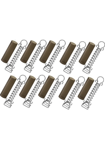 10 Adet Yaylar Havuz Kapağı ile Uyumlu Yüzme Havuzu Kapağı Paslanmaz Çelik Yay Stoper D Halka ve Yay Kollu (Yurt Dışından)