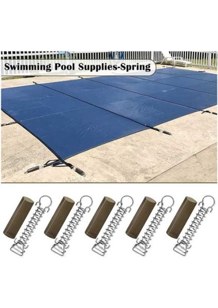 10 Adet Yaylar Havuz Kapağı ile Uyumlu Yüzme Havuzu Kapağı Paslanmaz Çelik Yay Stoper D Halka ve Yay Kollu (Yurt Dışından) indirimleri