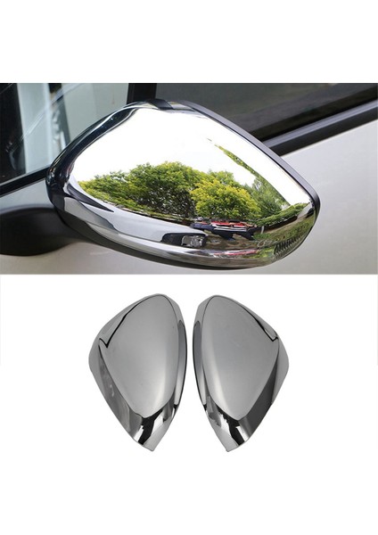 2 Adet Krom Araba Yan Dikiz Aynası Kapağı Trim 2008 Yan Kapı Kanat Kapağı ile Uyumlu (Yurt Dışından) fırsatları