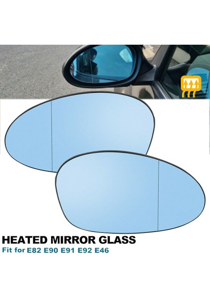 Sol Sürücü Tarafı Mavi Kanat Kapı Aynası Dikiz Aynası Cam Isıtmalı 1 3 Serisi ile Uyumlu E81 E87 E82 E46 E90 E92 Z4 E85 (Yurt Dışından) fiyatları