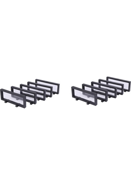 Хранение Продукции,10 Parçalı 3D Vitrin Seti - Takı, Antika, Madeni Para Için Şeffaf Plastik Teşhir Çerçeveleri (Yurt Dışından)