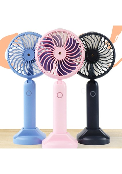 1800MAH Taşınabilir Su Su Buharlı Vantilatör Elektrikli USB Şarj Edilebilir El Mini Soğutma Klima Nemlendirici Açık Siyah (Yurt Dışından) fiyatları