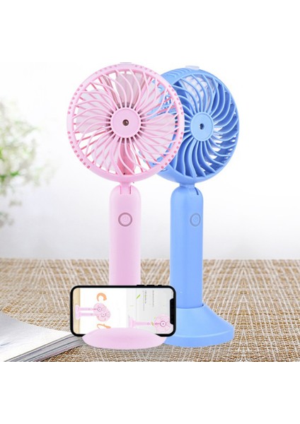 1800MAH Taşınabilir Su Su Buharlı Vantilatör Elektrikli USB Şarj Edilebilir El Mini Soğutma Klima Nemlendirici Açık Siyah (Yurt Dışından) modelleri