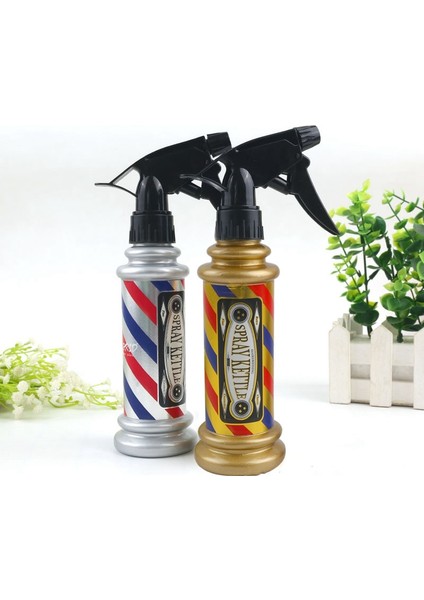 Altın 300 ml Saç Spreyi Şişesi Salon Kuaför Su Püskürtücü Kuaförlük Mist Boş Şişe Saç Şekillendirici Araçları (Yurt Dışından)