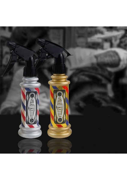 Altın 300 ml Saç Spreyi Şişesi Salon Kuaför Su Püskürtücü Kuaförlük Mist Boş Şişe Saç Şekillendirici Araçları (Yurt Dışından)