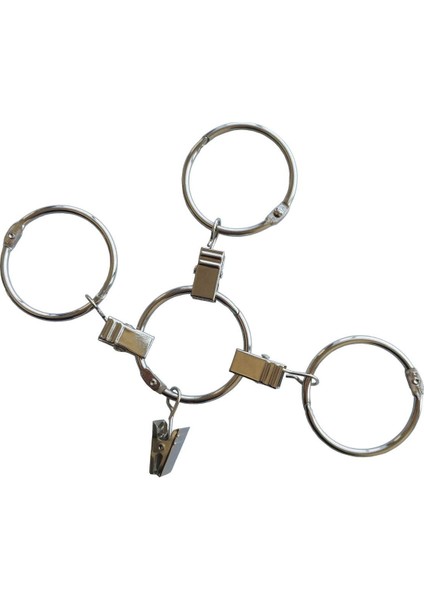30 Paket Halkalı Perde Klipsi Metal Paslanmaz Perdelik Çubuk Halkaları Güçlü Klipsli Kancalar Kolay Açılır ve Kapatılır 1,5 Inç Iç Çap Gümüş (Yurt Dışından) indirimleri