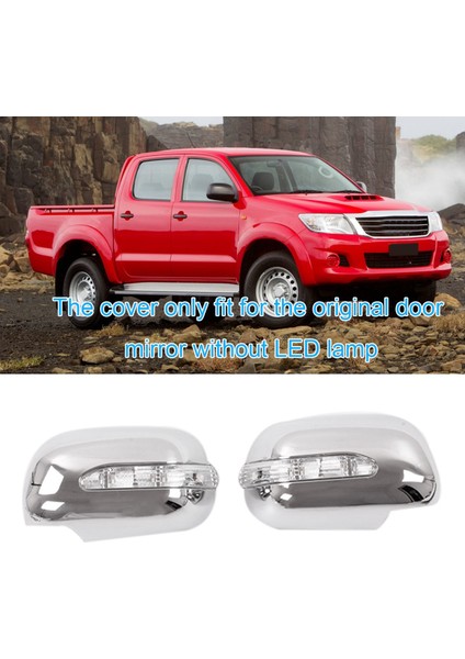 2005-2011 Gümüş Krom Dikiz Yan Kapı Ayna Kapağı Kapağı ile Uyumlu LED Dönüş Sinyali Işık Lambası (Yurt Dışından) fiyatları