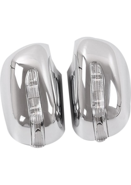 2005-2011 Gümüş Krom Dikiz Yan Kapı Ayna Kapağı Kapağı ile Uyumlu LED Dönüş Sinyali Işık Lambası (Yurt Dışından) fırsatları