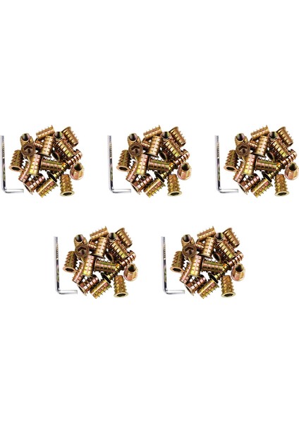 500 Adet M6 x 15MM Mobilya Vidası Somun Dişli Ahşap Ekler Cıvata Bağlantı Elemanı Konnektörü Altıgen Soket Sürücü (Yurt Dışından)