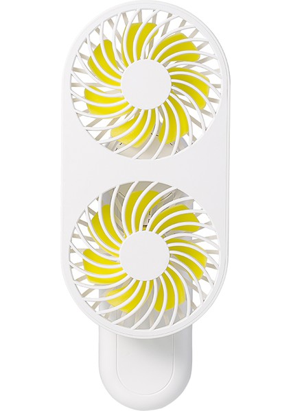 Taşınabilir Şarj Edilebilir Fan Hava Soğutucu Kumandalı El USB Düz Renk El Masaüstü Ev Ofis Fanı (Beyaz) (Yurt Dışından) modelleri