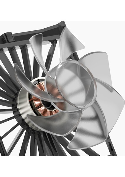 Parfüm Modelleme Için Katlanabilir Fan Taşınabilir USB Şarj Edilebilir Soğutma Fanı (Mavi) (Yurt Dışından)