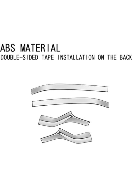 Alphard 40 Serisi 2023+ Araba Aksesuarları ile Uyumlu Araba Gümüş Dikiz Aynası Dekoratif Çıkartmalar (Yurt Dışından) modelleri