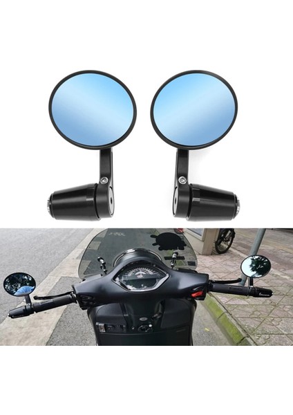 Motosiklet Gidon Dikiz Aynası Dikiz Aynası Gidon Fişli GTS300 Sprint 150 A ile Uyumlu (Yurt Dışından)