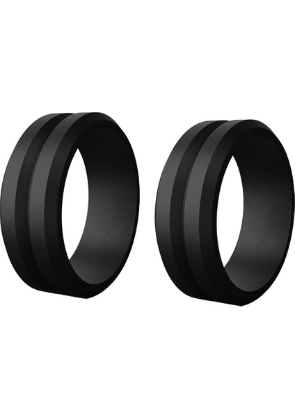8mm Popüler 7-14 Boyutu Erkekler Kadınlar Için Silikon Serin Yüzükler Silikon Alyans Çevre Açık Spor Ringx2 14 (Yurt Dışından)