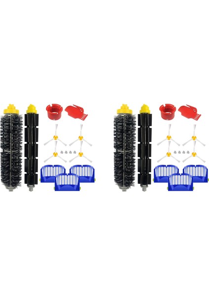 Запасные Части Пылесоса,irobot Roomba 600 Serisi Için 2x Yedek Fırça Aksesuarları, 605 610 615 616 620 621 625 630 635 640 650 660 665 670 (Yurt Dışından)