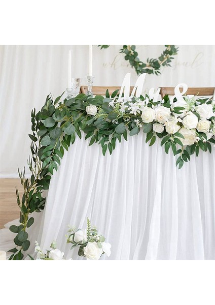 Söğüt Sarmaşıklı Yapay Okaliptüs Çelenk, 4 Paket 6,5 Feet Okaliptüs Çelenk Yeşillik, Gümüş Dolar Okaliptüs (Yurt Dışından) modelleri