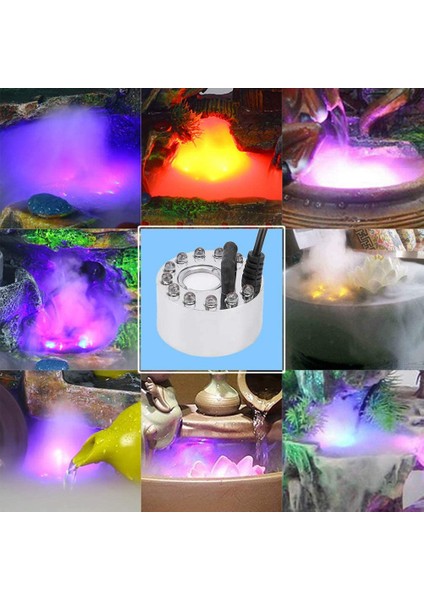 Многоцелевые Наборы,sisleyici Jeneratör, 12 LED Aydınlatma Gölet Sis Makinesi Makinesi Mist Maker Sis Makinesi Nemlendirici Peyzaj Dekorasyon Ab Tak (Yurt Dışından) indirimleri