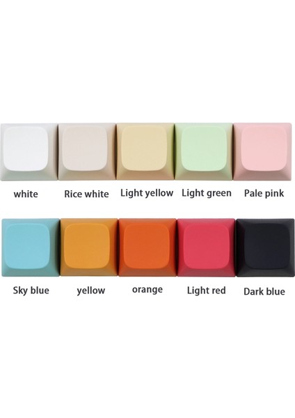 20 Anahtar Xda Profili Pbt Keycaps Mekanik Klavye 1u 1x Top Baskı Boş Özelleştirilmiş Keycaps Mx Anahtarları Xda Yüksekliği, A (Yurt Dışından)