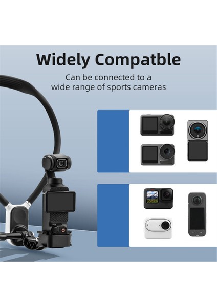Cep 3 Aksiyon Kamerası Manyetik Aksiyon Kamerası Aksesuarları ile Uyumlu Boyun Montajı Hızlı Bırakma Tutuşu (Yurt Dışından) fiyatları