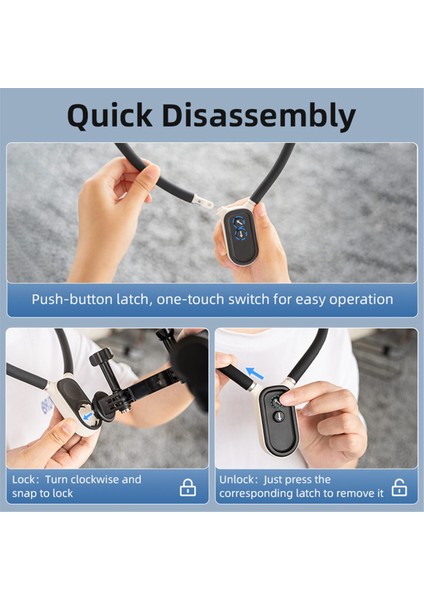 Cep 3 Aksiyon Kamerası Manyetik Aksiyon Kamerası Aksesuarları ile Uyumlu Boyun Montajı Hızlı Bırakma Tutuşu (Yurt Dışından) fırsatları