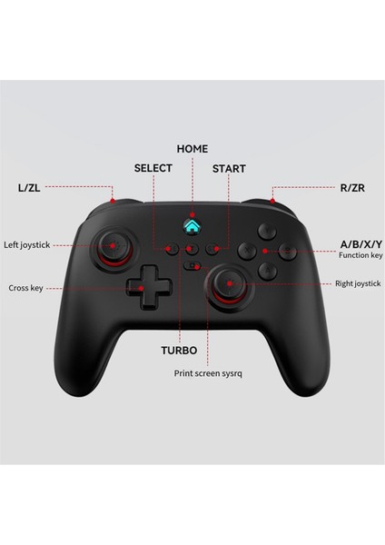 Z02 Gamepad, Bluetooth Hall Joystick ile Uyumlu Somatosensoriyel Sürekli Saç Titreşimi, Android Ios Switch Gamepad ile Uyumlu, Beyaz (Yurt Dışından) fiyatları