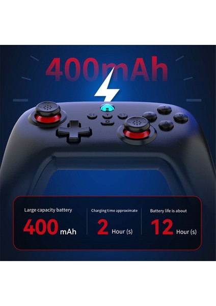Z02 Gamepad, Bluetooth Hall Joystick ile Uyumlu Somatosensoriyel Sürekli Saç Titreşimi, Android Ios Switch Gamepad ile Uyumlu, Beyaz (Yurt Dışından) modelleri