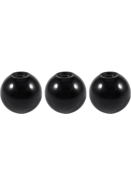 3x Yedek Siyah Bakalit 35 mm Çaplı Bilyalı Kol Düğmesi (Yurt Dışından)