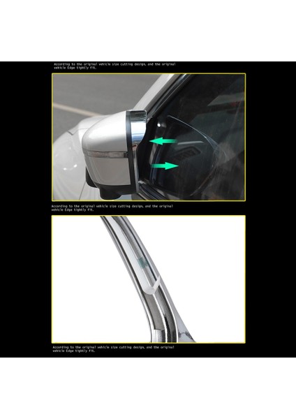 Araba Dikiz Aynası Kapağı Yağmur Kaş Çerçevesi Trim Xtrail T32 Rogue 2014-2020 ile Uyumlu, Abs Krom (Yurt Dışından) indirimleri