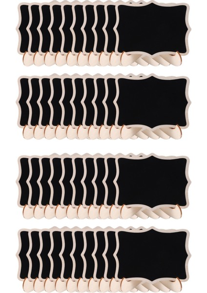Mini Kara Tahta Tabela, 40 Paket Küçük Kara Tahtalar Kara Tahta Mesaj Panosu Tabelaları ve Etkinlik Süslemeleri (Yurt Dışından)